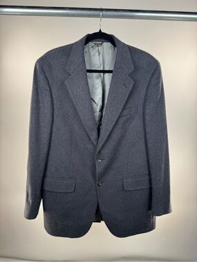Joseph & Lyman 100% Cashmere Blazer Gray Bloomingdale’s Men’s 40R